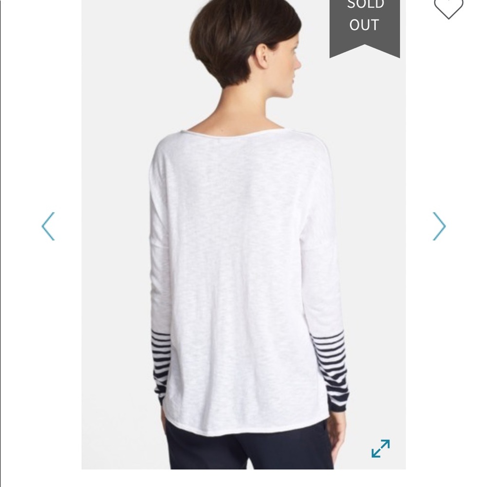 Vince Placement' Stripe Slub Sweater